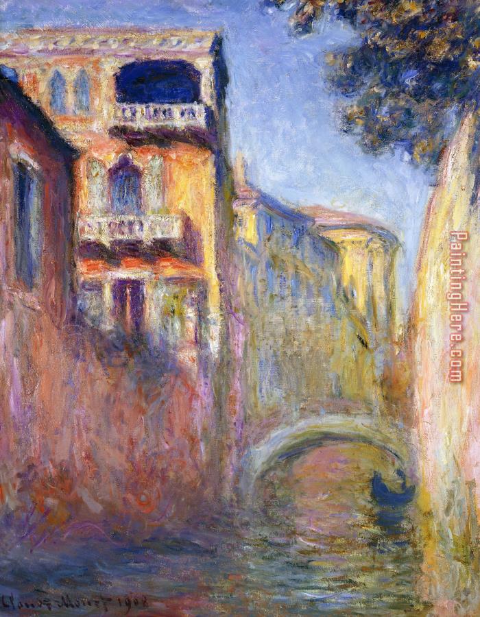 Claude Monet Le Rio De La Salute